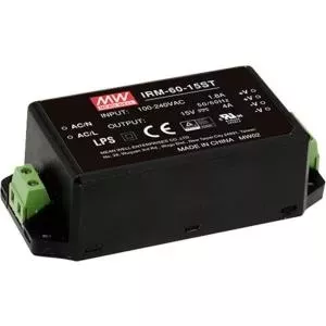 AC/DC drukāta barošanas ierīce Mean Well IRM-60-12ST 60 W, 12 V izeja