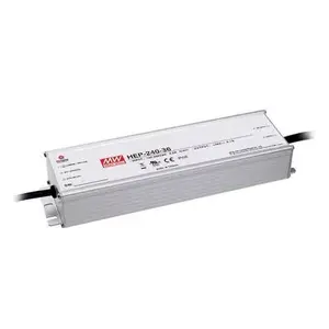 Power supply MEAN WELL HEP-240-24A, 240 W, 24 V output, input 90–305 V, RoHS, dimensions 68×244.2×38.8 mm