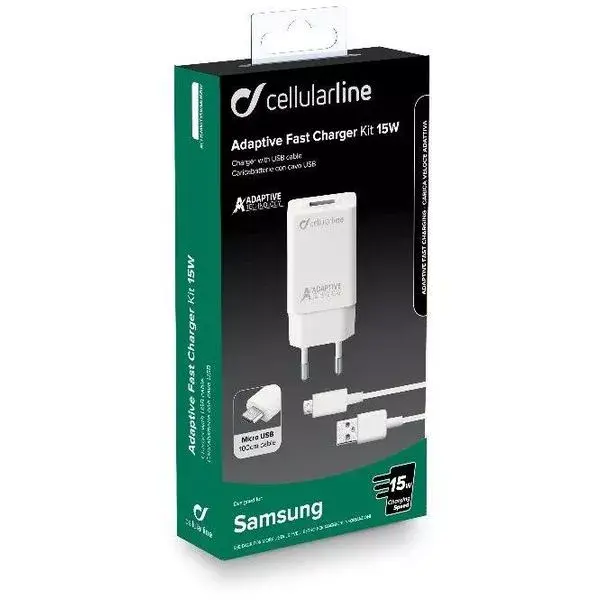 Зарядное устройство Cellularline Adaptive Fast Charger 15W Photo 4