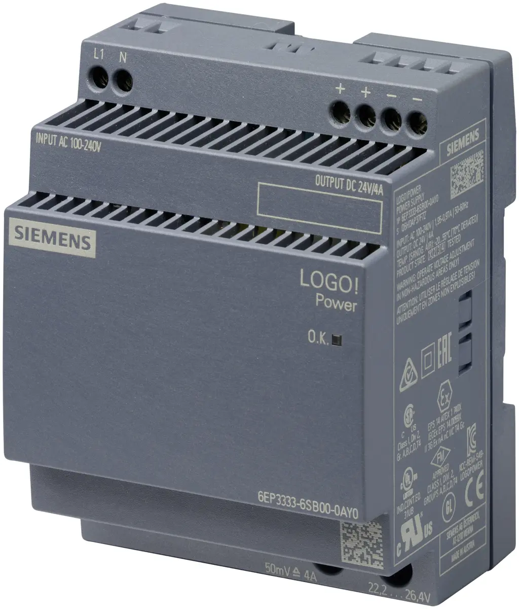Siemens LOGO!Power 1AC 24VDC 4A