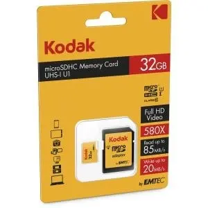 Карта памяти Kodak EKMSDM32GHC10K 32 ГБ MicroSD Photo 3