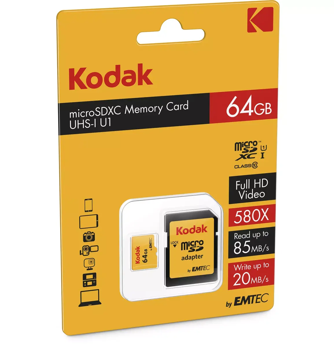 Карта microSDXC Emtec EKMSDM64GXC10K Photo 3