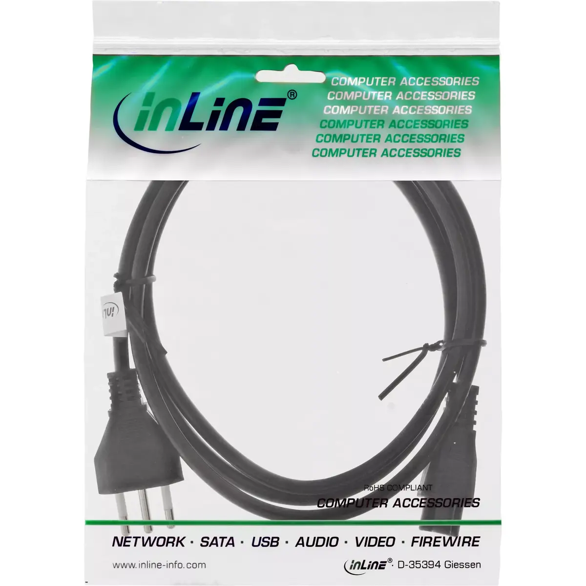 Notebook Power Cable InLine 16656S Photo 2