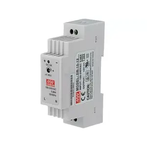 Jauda adapteris MEAN WELL DR-15-12 Iekštelpu 15W Pelēks