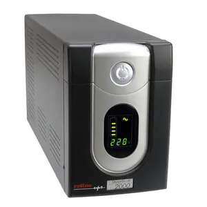 ROLINE DesignSecure 1200 линейно-интерактивный ИБП форм-фактора Tower емкостью 1.2 кВА, выходной мощностью 720 Вт, шестью розетками C13 и разъемом C14