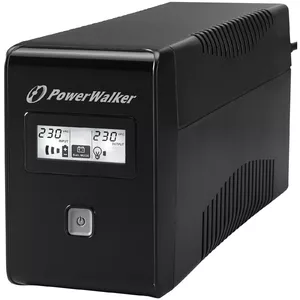 Nepārtraukta barošanas avots PowerWalker VI 850 LCD