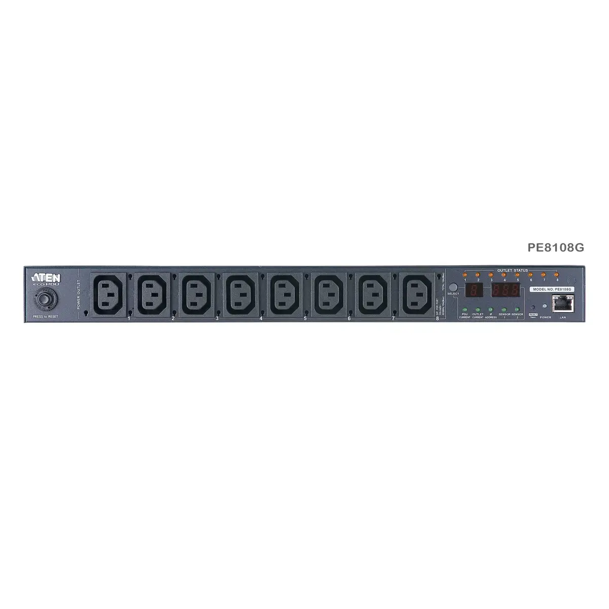 ATEN 8-портовый Intelligent 1U ECO PDU PE8108 Photo 3