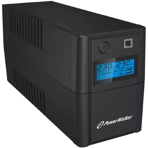 PowerWalker VI 850SE LCD/IEC nepārtrauktas barošanas avots (UPS) Line-Interactive 0,85 kilovoltampērs 480 W 4 Maiņstrāvas izvade (-s)