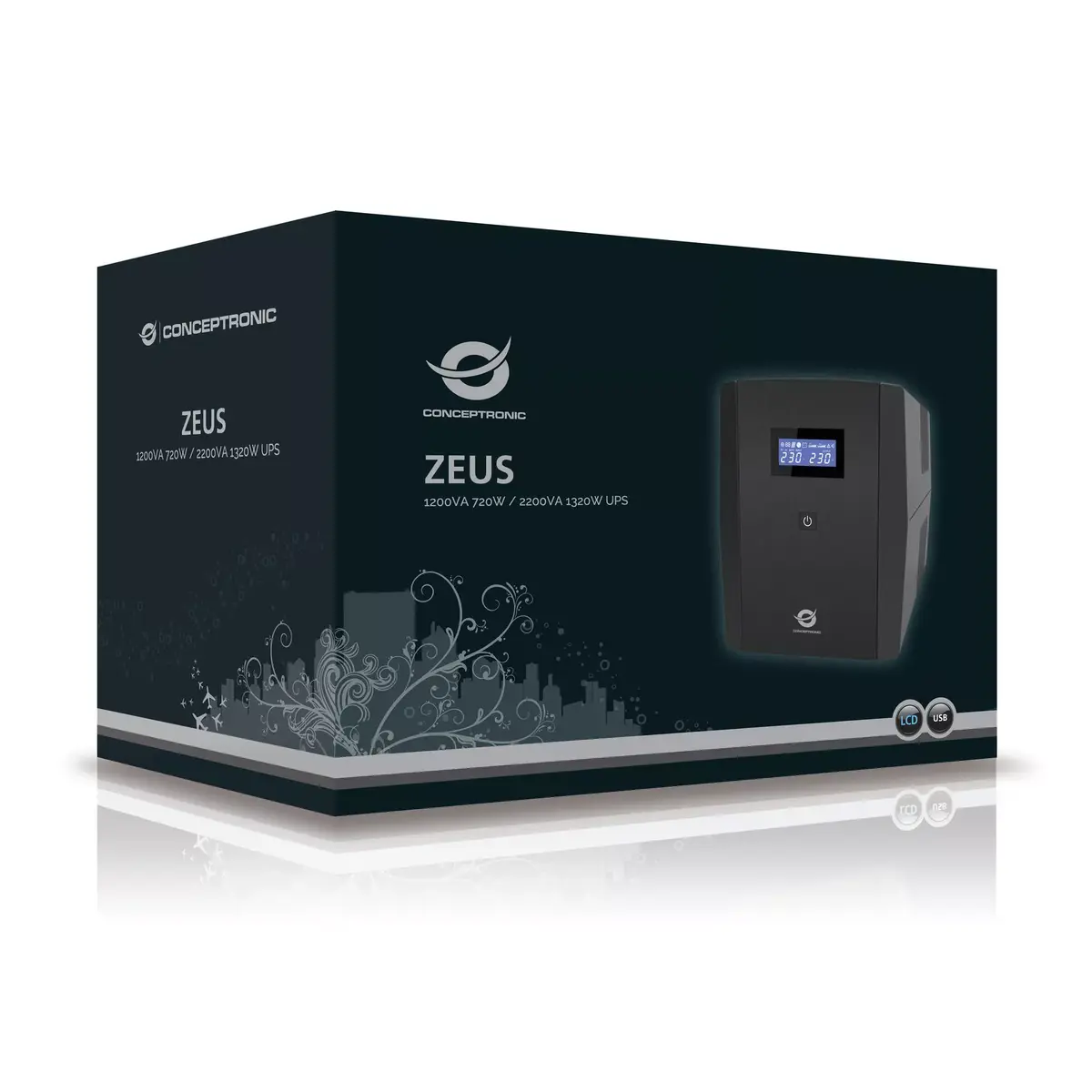 UPS Conceptronic ZEUS 2200VA 1320W Photo 3