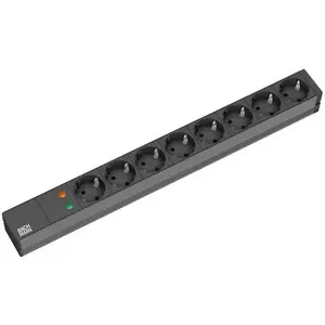 Удлинитель питания Bachmann 19'' 2m 8x Schuko H05VV-F 3G 1.50mm²