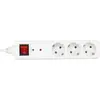 InLine CEE 7/3 3-Way Socket Strip with Switch Photo 2