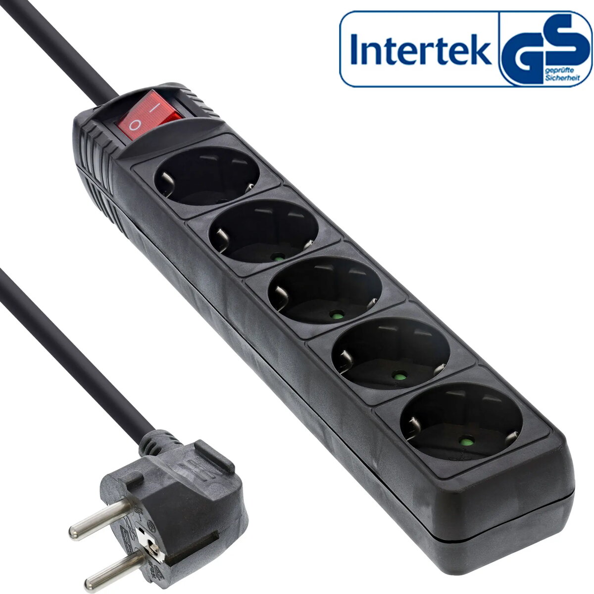 InLine Kontaktligzdu panelis 5 vietas CEE