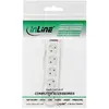 InLine 16451G 5-Way Socket Strip with 1.5m Cable, White Photo 2