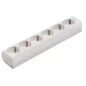 Power Extension Bachmann 381.246K 6 AC Outlets White