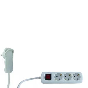 Удлинитель REV 0012326114 2м 3 розетки AC Внутренний Белый