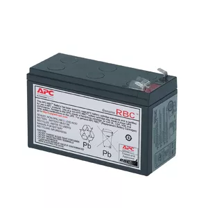 Replacement Battery Cartridge Schneider Electric RBC17 — VRLA Sealed Lead Acid 12V 9Ah, black