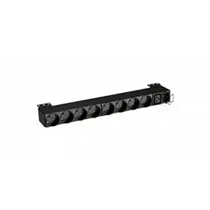 Eaton UPS EFLX8D rackmount 1U, 9 AC kontaktligzdas (Type F), C20 savienotājs, 50/60 Hz, 13 A, melns
