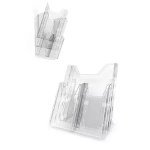 Literature rack Durable COMBIBOXX Pro Transparent