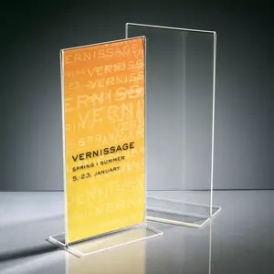 Sign Holder Acrylic Transparent Sigel TA224