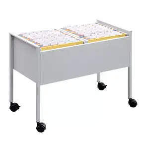 File storage box Durable 100 Duo Stainless steel Silver