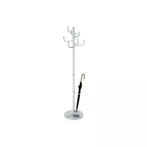 Coat rack Kerkmann Sierra Silver 6099 – freestanding hall stand, metal construction, multiple hooks