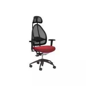 Office chair Topstar OPEN ART2010 RED — ergonomic adjustable task chair, swivel, height-adjustable, red