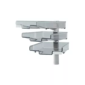 Hansa 41-5033.002 shelve Corner shelf Hanging mount Grey, Transparent