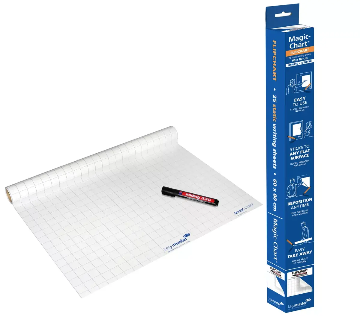 Flipchart folija Legamaster Magic-Chart 60x80cm Photo 6