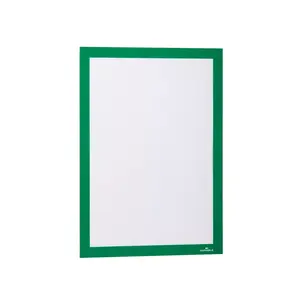 Магнитная рамка для постера Durable DURAFRAME A4 зелёная, портрет/альбом, упаковка 10 шт.