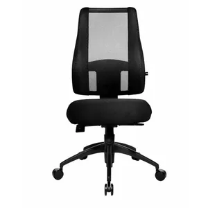 Офисное кресло Topstar Lady Sitness Deluxe LT20B0 — чёрное, эргономичное, регулировка высоты