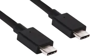 Club 3D USB-C to USB-C Cable USB 3.2 Gen 2 4K 60Hz Video 10Gbps Data Transfer 100W Power Delivery Black
