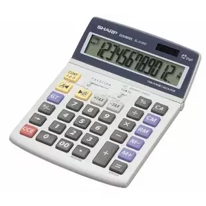 Sharp EL-2125C calculator Printing