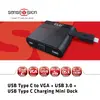 Mini doks USB Type C uz VGA USB 3.0 CLUB3D CSV-1532 Photo 2