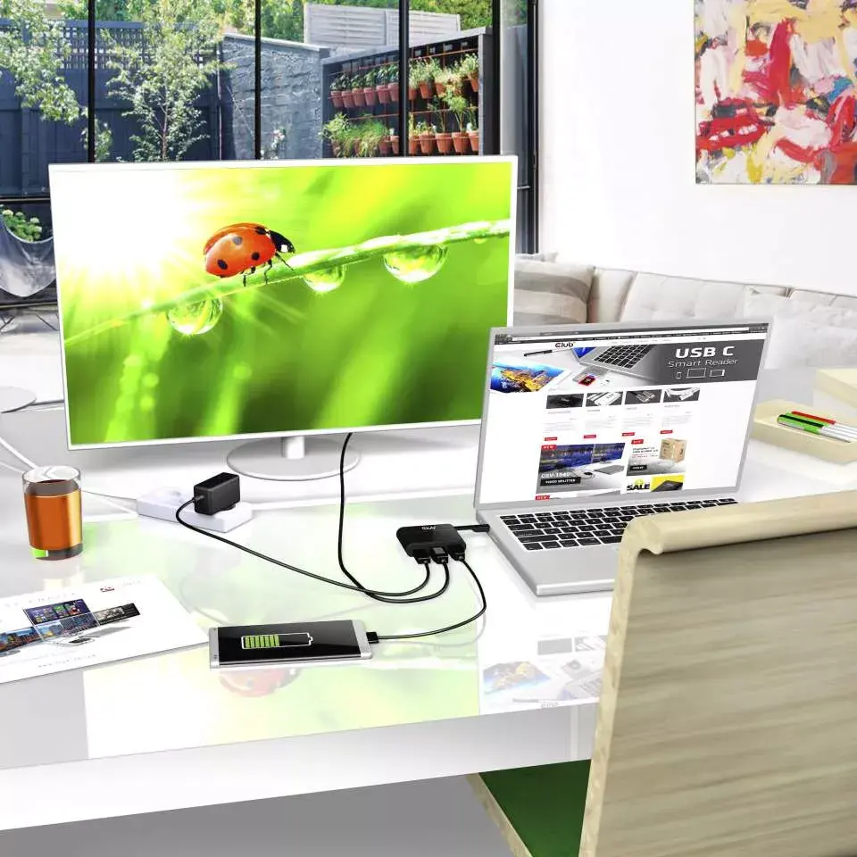 Mini doks USB Type C uz VGA USB 3.0 CLUB3D CSV-1532 Photo 4