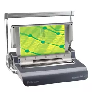 Пружинный переплетатель Fellowes Quasar 5224101 — ручной, переплёт до 120 листов, пробивка 15 листов, графитовый