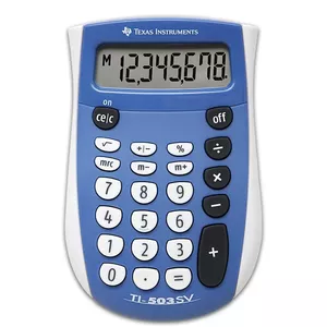 Texas Instruments TI 503 SV calculator Pocket Basic Blue, White