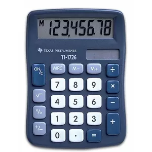 Texas Instruments TI-1726 calculator Pocket Basic Blue