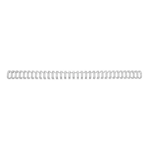 Saites vadi GBC WireBind 3:1 No7 11mm A4 Sudrabs