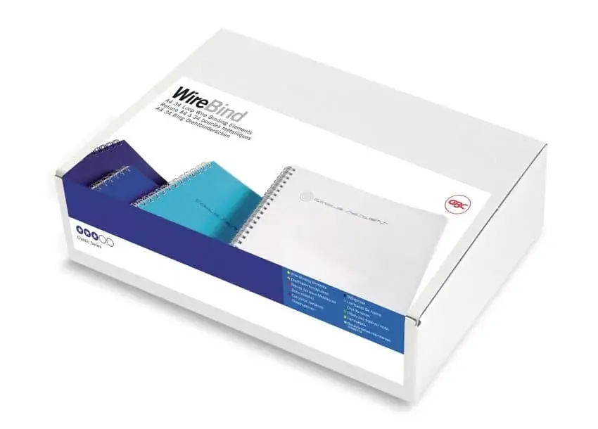 Провода для переплета GBC WireBind 3:1 No7 11mm A4 Silver Photo 6