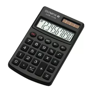 Basic Calculator Olympia LCD 1110 Pocket Black