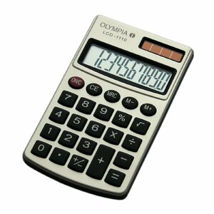 Olympia LCD 1110 calculator Pocket Basic Silver
