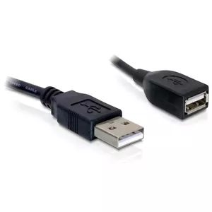 USB 2.0 Extension Cable DeLOCK 82457 0.15m Black