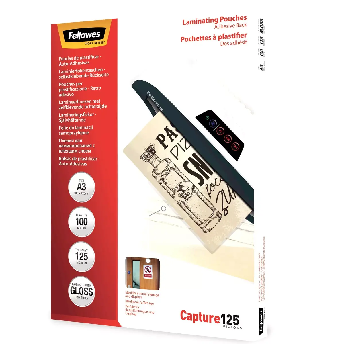 Ламинирующая пленка A3 Fellowes 5329001 Photo 2