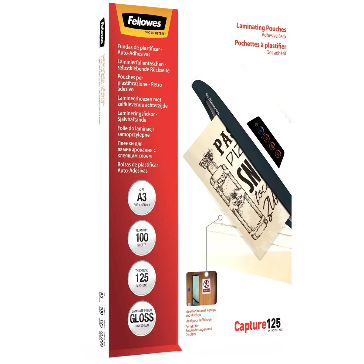 Ламинирующая пленка A3 Fellowes 5329001 Photo 3
