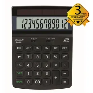 Desktop calculator Rebell ECO450 12-digit solar powered