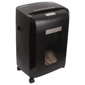 Paper shredder Olympia CC 415.4, particle-cut P-4, 22 cm feed, 4 x 35 mm, 15-sheet capacity, black