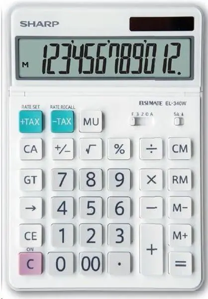 Калькулятор Sharp EL-340W Photo 2