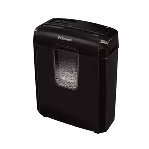 Fellowes Powershred 6C papīra smalcinātājs Krusteniskā smalcināšana 22 cm Melns