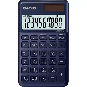 Casio SL-1000SC-NY kalkulators Kabata Pamata kalkulators Zils