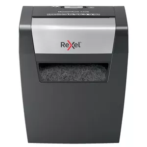Шредер для бумаги REXEL Momentum X406, фрагментный рез 4 x 28 мм, 6 листов, корзина 15 л, уровень P-4
